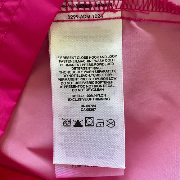 Columbia Girls Nylon Windbreaker Jacket Lightweight Hooded Zip Outdoor Layer L - Picture 4 of 10